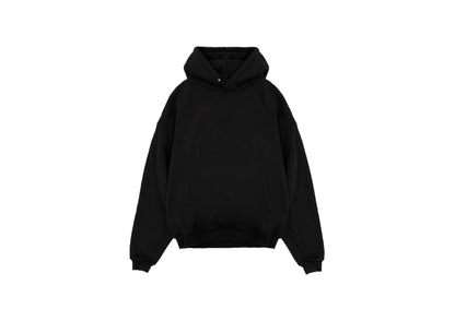 RK BLANK HOODIE BLACK SLIMFIT