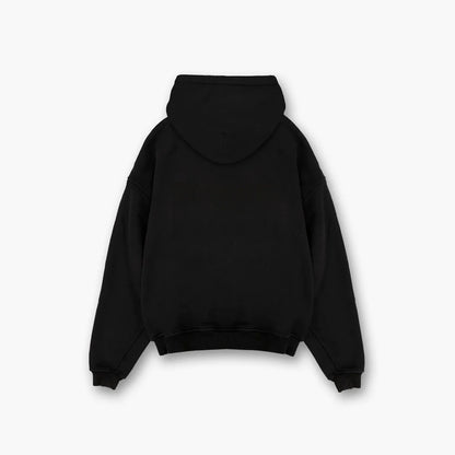 RK BLANK HOODIE BLACK SLIMFIT